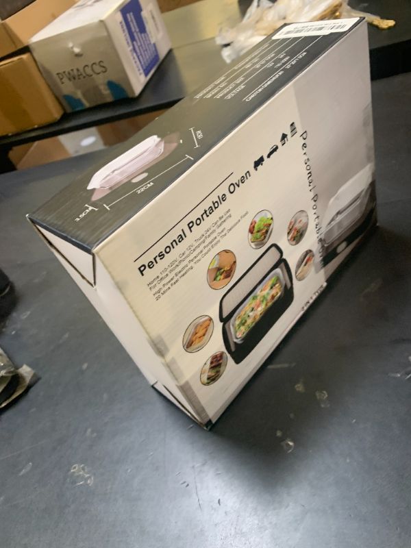 Photo 1 of IXIIE Protable Oven Food Warmer 100W, 12V/24V/110V Electric Lunch Box for Adults, Personal Microwave for Heating and Cooking Meals on Office/Travel/Car/Truck/Hotel/Home/Workplace