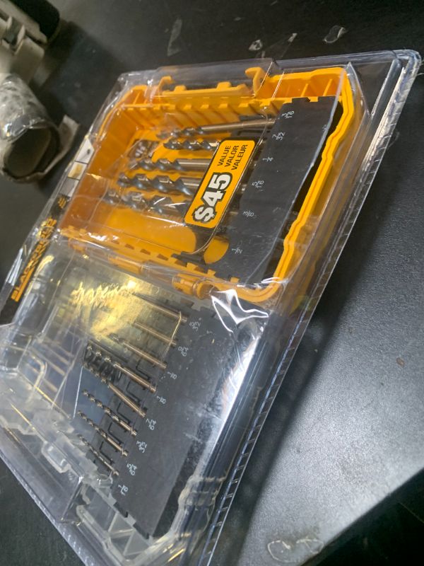 Photo 1 of DEWALT Drill Bit Set, 14-Piece, 135 Degree Split Point, For Plastic, Wood and Metal (DWA1184)