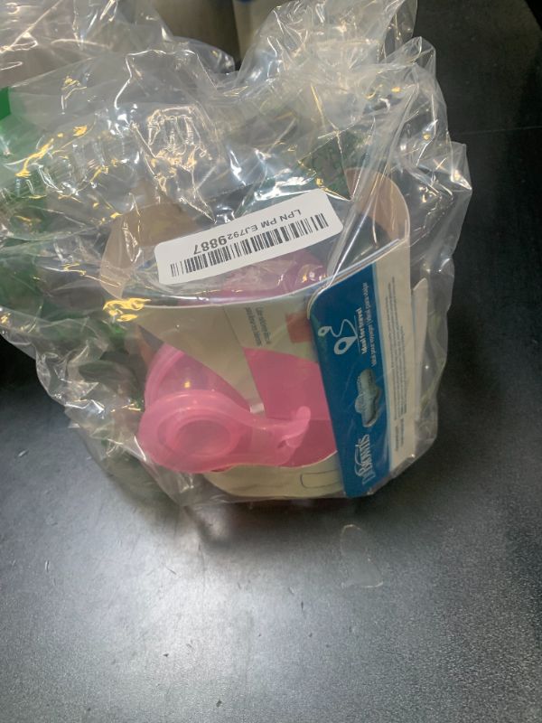 Photo 1 of Dr. Brown's Baby Formula Dispenser with Snap-On Lid for On-the-Go Feedings,Milk Powder Dispenser for Traveling with Infant,Pink