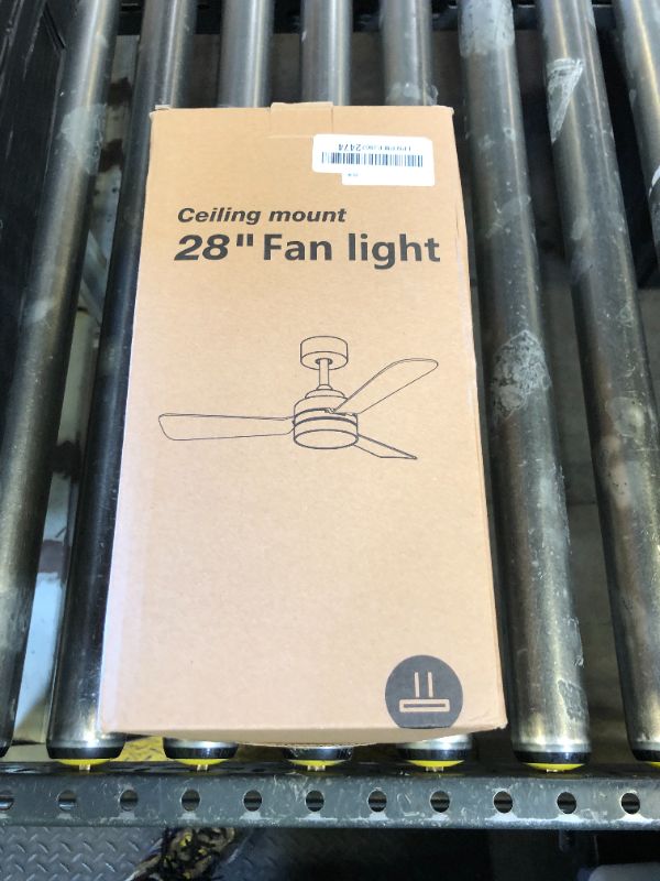 Photo 1 of PBLALA Ceiling Fans with Lights,28" LED Fan Light Hanging with Hook,Hook Type Ceiling Fan,Plug in Ceiling Fan Light,35W,3000-6500k,Remote Control,Portable Fan for Camping Bed,Patios,(Black)