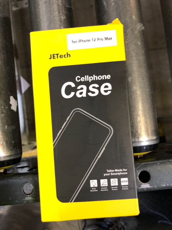 Photo 1 of JETech Case for iPhone 12 Pro Max 6.7-Inch, Non-Yellowing Shockproof Phone Bumper Cover, Anti-Scratch Clear Back (Clear)
