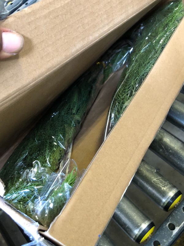 Photo 1 of YXZZWL 8 Pcs Christmas Norfolk Pine Branches, 36 Inch Real Touch Artificial Norfolk Pine Branch Faux Cedar Pine Stem Fake Greenery Pine Picks for Vase DIY Garland Wreath Home Garden Decoration