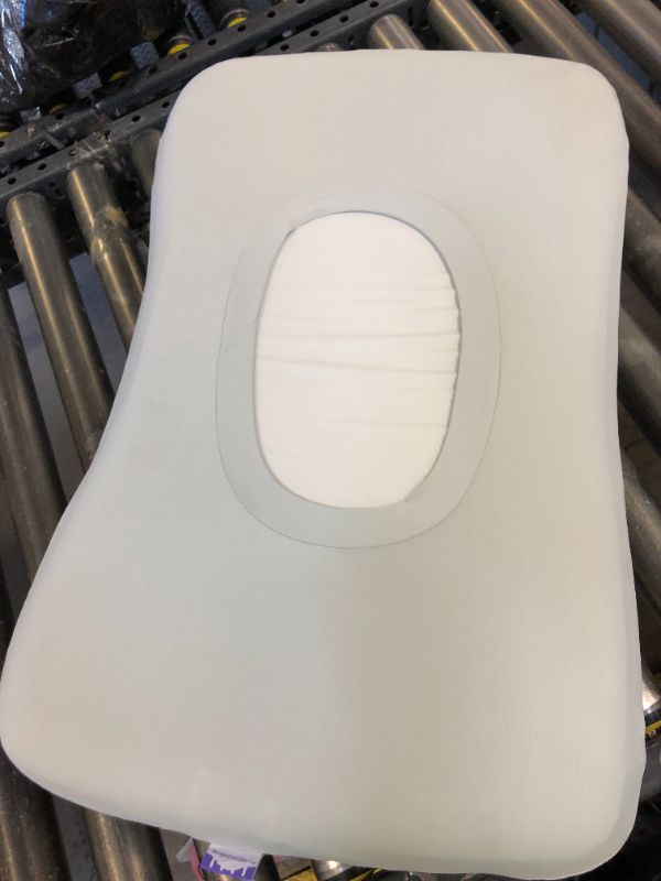 Photo 1 of C CUSHION LAB Deep Sleep Pillow, Patented Ergonomic Contour Design for Side & Back Sleepers, Orthopedic Cervical Shape Gently Cradles Head & Provides Neck Support & Shoulder Pain Relief - Calm Grey

