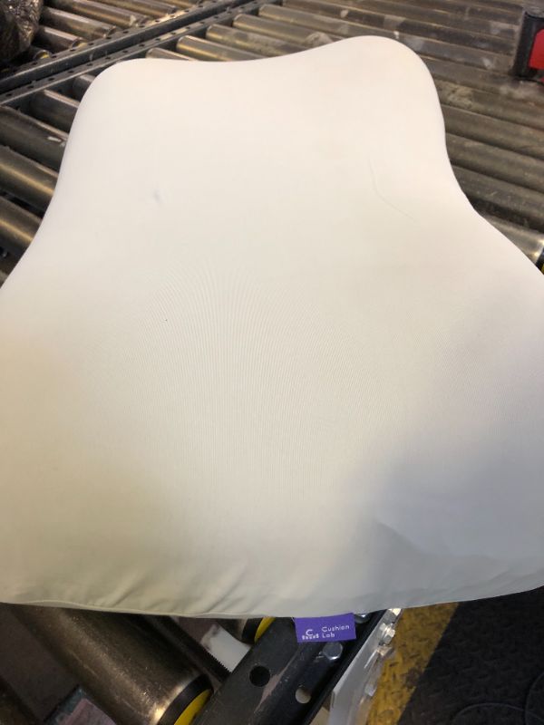 Photo 1 of C CUSHION LAB Deep Sleep Pillow, Patented Ergonomic Contour Design for Side & Back Sleepers, Orthopedic Cervical Shape Gently Cradles Head & Provides Neck Support & Shoulder Pain Relief - Calm Grey

