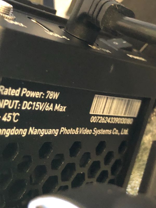 Photo 1 of NANLITE FC-60B LED Video Light 2700K-6500K 78W Bowens Mount Continuous Output Lighting,AC/DC Power Support with APP Control, Bowens Adapter for Studio Photograpny/Video Recording