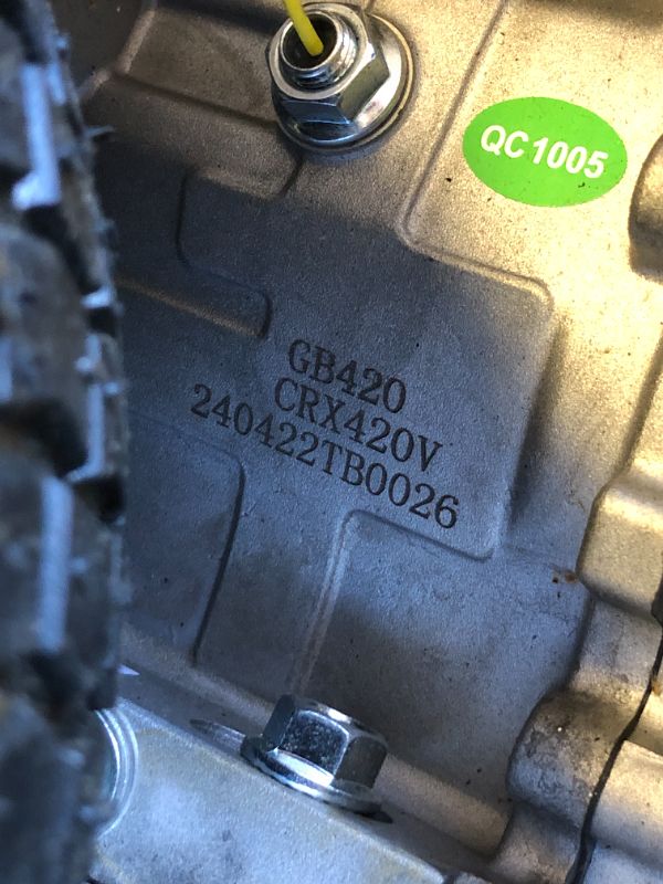 Photo 1 of  sold for parts 
Aluminum 4400 PSI at 4.0 GPM CRX 420 with CAT PUMPS, Cold Water Professional Gas Pressure Washer
