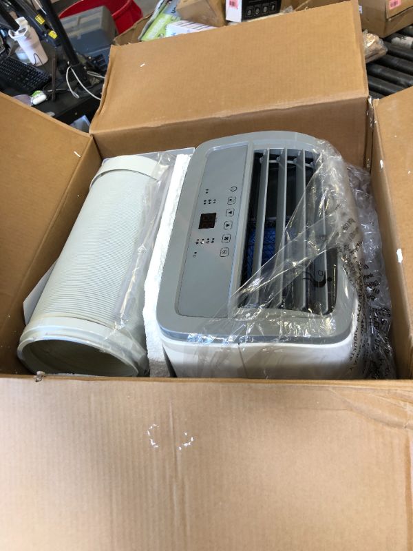 Photo 1 of BLACK+DECKER 10,000 BTU Portable Air Conditioner for Rooms up to 450 Sq. with Remote Control, White