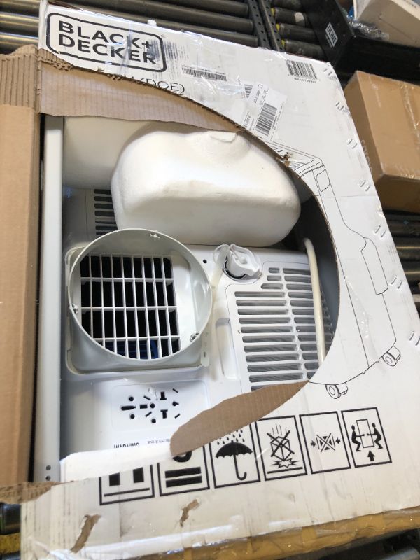 Photo 1 of BLACK+DECKER 10,000 BTU Portable Air Conditioner for Rooms up to 450 Sq. with Remote Control, White