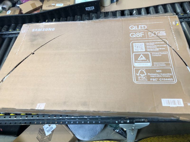 Photo 1 of Samsung 50-Inch Class QLED Q8F 4K UHD Smart TV (2025 Model) Q4 AI Processor, 100% Color Volume with Quantum Dot, AirSlim Design, Endless Free Content, Samsung Vision AI, Alexa Built-in