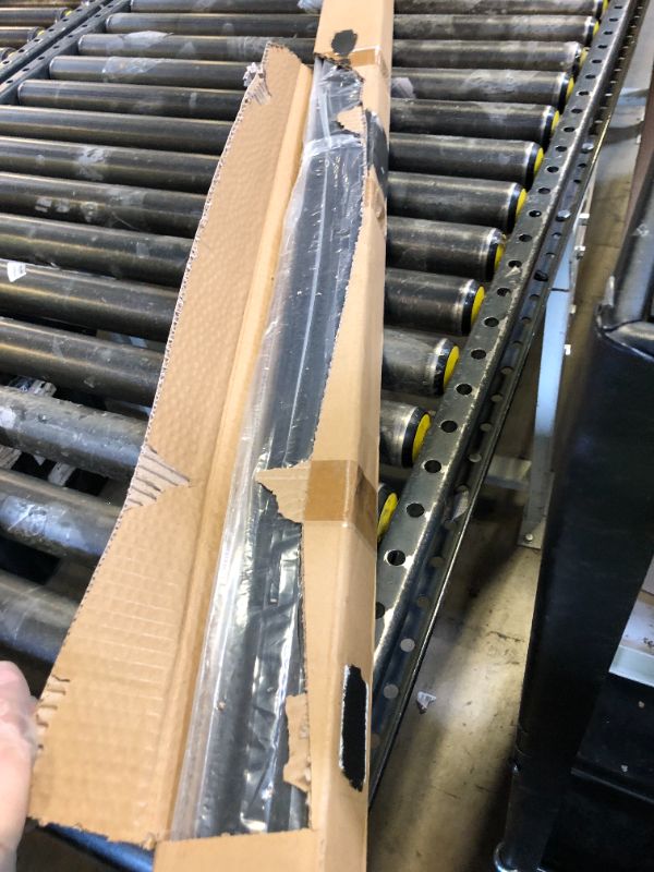 Photo 1 of RailinGo 6'6'' Rectangular Cable Railing Handrail, Black Stainless Steel Handrail with Nylon End Caps for Stair Cable Railing System, 6FT Flat Top Cuttable Deck Cable Rail Post Handrail, RG01-H