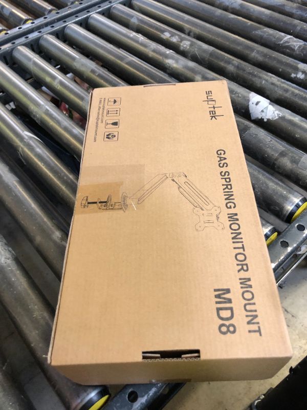 Photo 1 of Suptek Monitor Mount Gas Spring Monitor Arm Desk Mount Fully Adjustable Fits 17 20 22 23 24 26 32 inch Monitors Weight Capacity up to 22 lbs