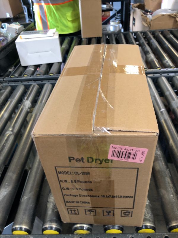 Photo 1 of Pet Dryer, 5.2HP/3800W Pet Grooming with Adjustable Speed and Temperature Control Dog Blow Dryer, Pet Hair Dryer with 3 Nozzle