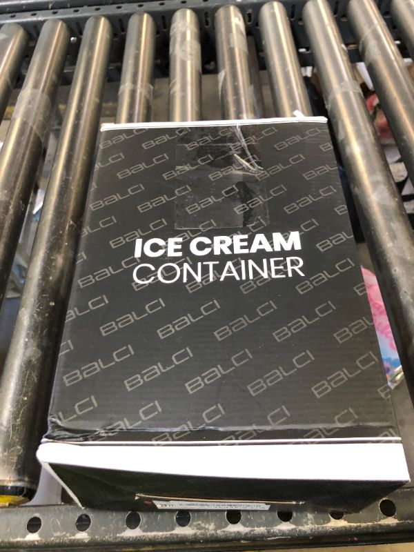 Photo 1 of Ice Cream Containers - 2 Quart Ea. (Set of 2) - Premium Reusable Freezer Storage for Homemade Ice Cream Tub for Sorbet, Frozen Yogurt - Flexible Silicone Lids, Long Scoop, Stackable - Blue & Red