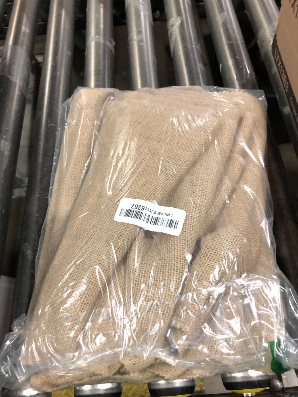 Photo 1 of Wlirantim 10 Pack Natural Burlap Table Runners,12 x 72 Inch Rustic Jute Table Runner and Placemats Bulk for Western Wedding Table Decorations,Farmhouse Style Party,Holiday,Kitchen Table Decor