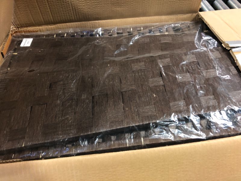 Photo 1 of Room Divider 4 Panel Room Screen Divider Wooden Screen Folding Portable Partition Screens Wood with Removable Storage Shelves Color, Brown