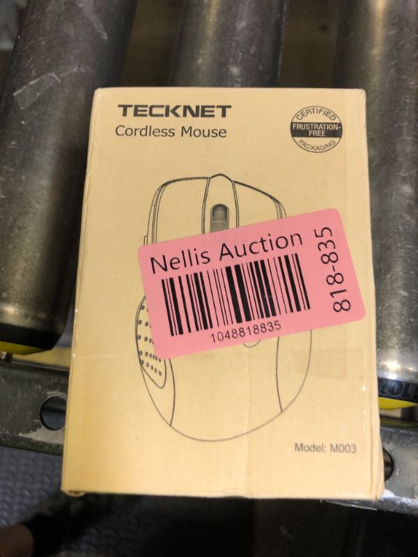 Photo 1 of TECKNET Wireless Mouse, 2.4G Ergonomic Optical Mouse, Computer Mouse for Laptop, PC, Computer, Chromebook, Notebook, 6 Buttons, 24 Months Battery Life, 2600 DPI, 5 Adjustment Levels