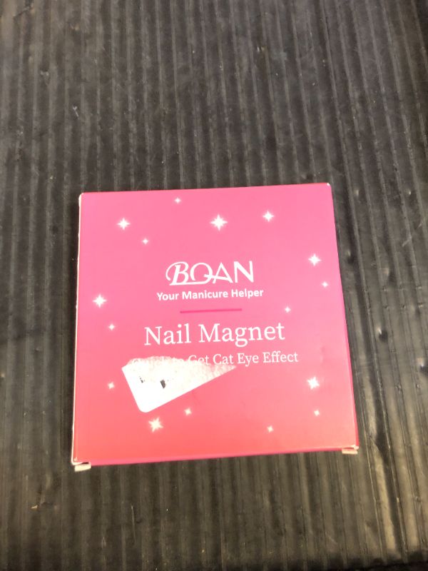 Photo 1 of BQAN Cat Eye Nail Magnet, Upgraded 6 in 1 Multi-Function Strong Magnetic for CatEye Gel Polish, Create Stunning Magnetic Nail Designs with Ease (Black)