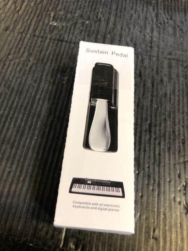 Photo 1 of Sustain Pedal, Sustain Pedal for Keyboard Universal, Premium Piano Pedal for Keyboard with Polarity Switch for MIDI Keyboards, Digital Pianos, Yamaha, Casio and More, 1/4'' Input Plug by RNSXYAT