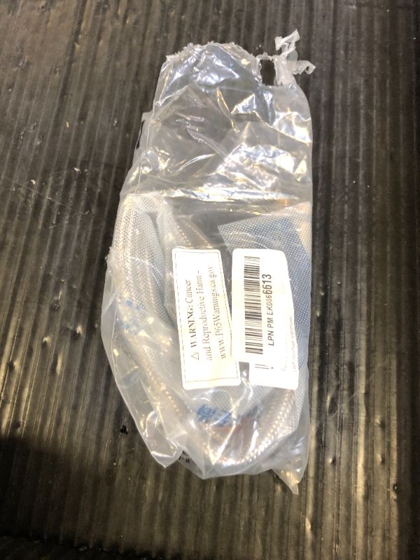 Photo 1 of uxcell Faucet Supply Line Connector G1/2 Female x M10 Male 16 Inch Length 304 Stainless Steel Hose 2Pcs