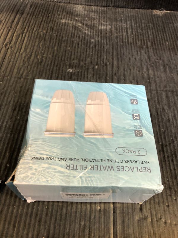 Photo 1 of Upgraded Water Filter Replacement for Zero Pitcher and Dispenser ZR-001 ZR-004 ZP-006 ZR-017, Multi-Stage Filter System, Effectively Reducing Lead, Chromium, PFOA, and PFOS, Pack of 2, By DESENRUIS