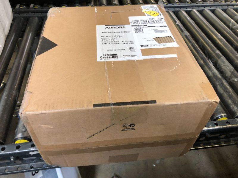 Photo 1 of Aurora AU1230XA Anti-Jam 12-Sheet Crosscut Paper and Credit Card Shredder with 5.2-Gallon Wastebasket