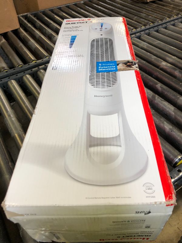 Photo 1 of Honeywell HYF260 Quiet Set Whole Room Tower Fan, White