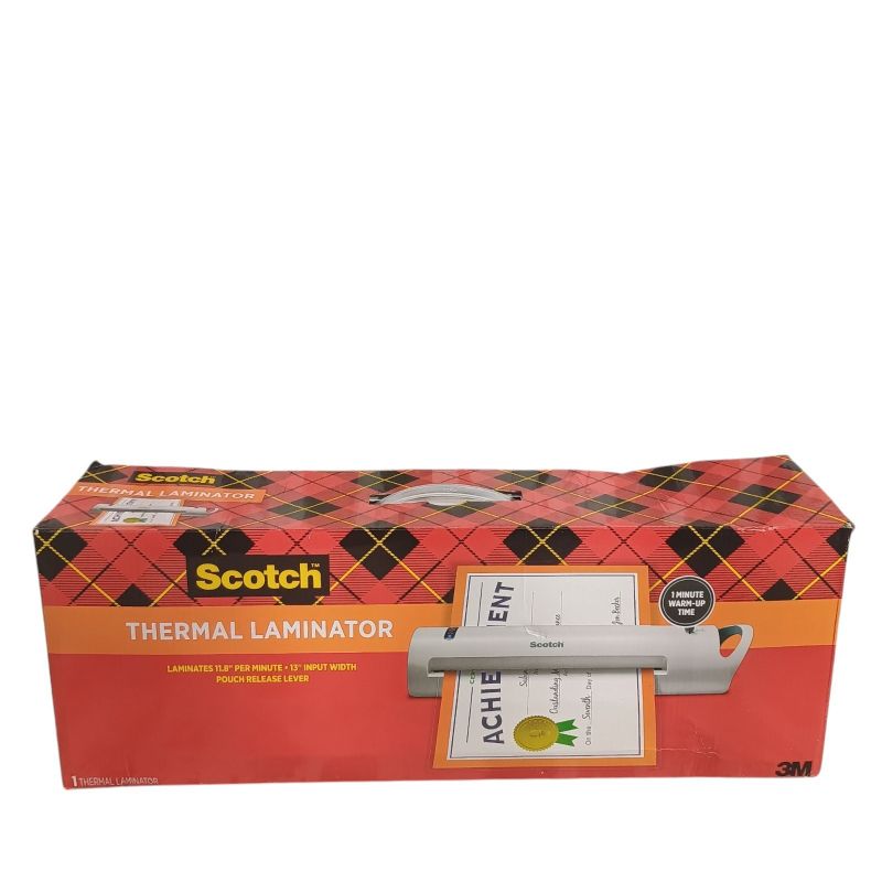 Photo 1 of Scotch TL902VP Thermal Laminator Value Pack 9" W/ 20 Letter Size Pouches New
