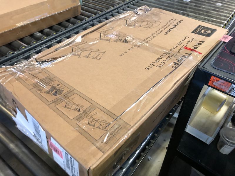 Photo 1 of Stokke Tripp Trapp High Chair 2 (Natural), Cushion 2 (Nordic Grey) + Stokke Tray (White) - Includes Chair + Baby Set with Removable Harness for Children 6-36 Months