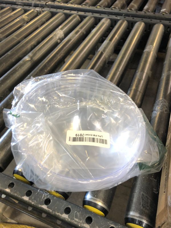 Photo 1 of R-kay 6 Pack Plastic Serving Bowls - 48 Oz Clear Plastic bowls - Salad Bowls Large Serving - Premium Clear Disposable bowls Heavy Duty For Weddings Catering And Birthday parties