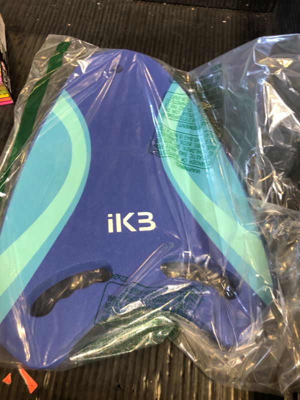 Photo 1 of ikanboo Swimming Kickboard, Swim Training Aid Kick Board with Integrated Hole Handle, Pool Exercise Equipment for Kids and Adults, EVA Foam