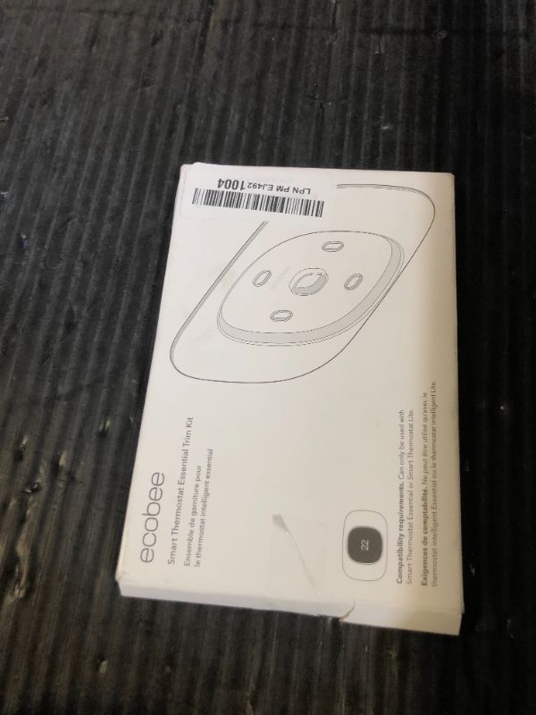 Photo 1 of ecobee Trim Plate - Made for ecobee Smart Thermostat Essential - Programmable WiFi Thermostat Accessory