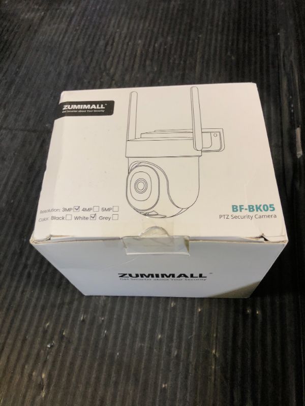 Photo 1 of ZUMIMALL 3MP Security Camera Outdoor - 360° PTZ Auto Tracking | 24/7 Recording Wired Power, 2.4G/5G Wireless WiFi | Motion & Noise Detection, Color Night Vision, 2-Way Audio | Works with Alexa