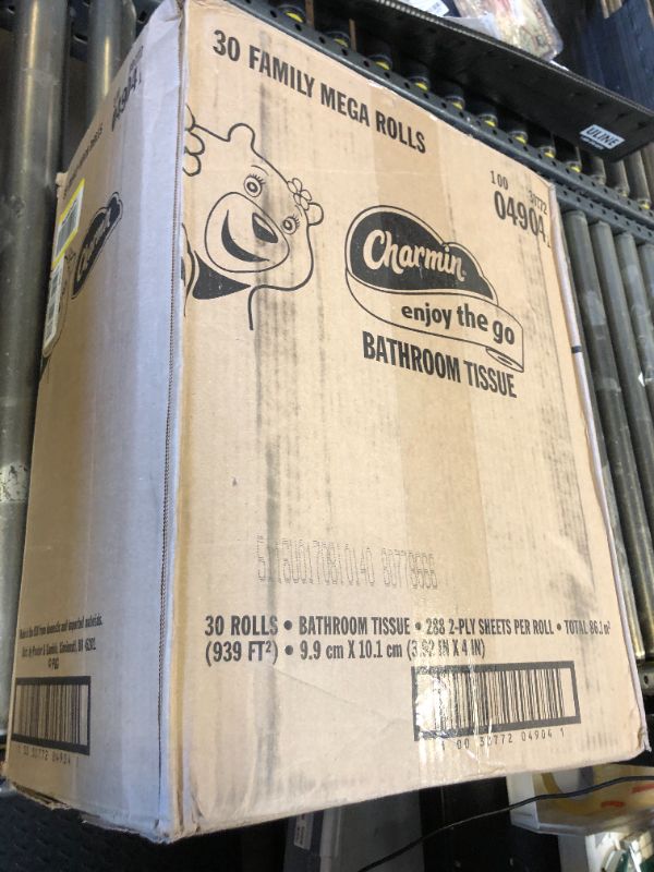 Photo 1 of Charmin Ultra Soft Cushiony Touch Toilet Paper, 30 Family Mega Rolls = 153 Regular Rolls