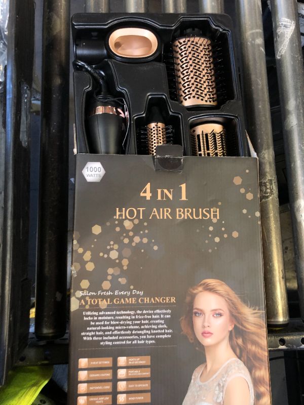 Photo 1 of Natrial Hair Dryer Brush Blow Dryer Brush in One for Drying and Straightening, Volumizer Multi-Styler for All Hair Types, Frizz-Free Blowout Brush for Salon Quality