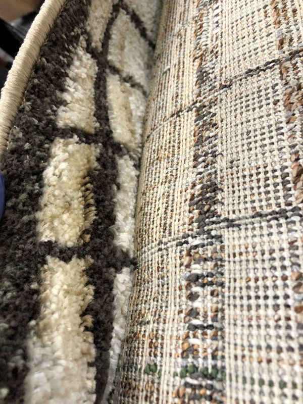 Photo 1 of Loloi Jeremiah Brent Bleecker Collection BLE-01 Ivory/Charcoal 7'-10" x 10' Area Rug