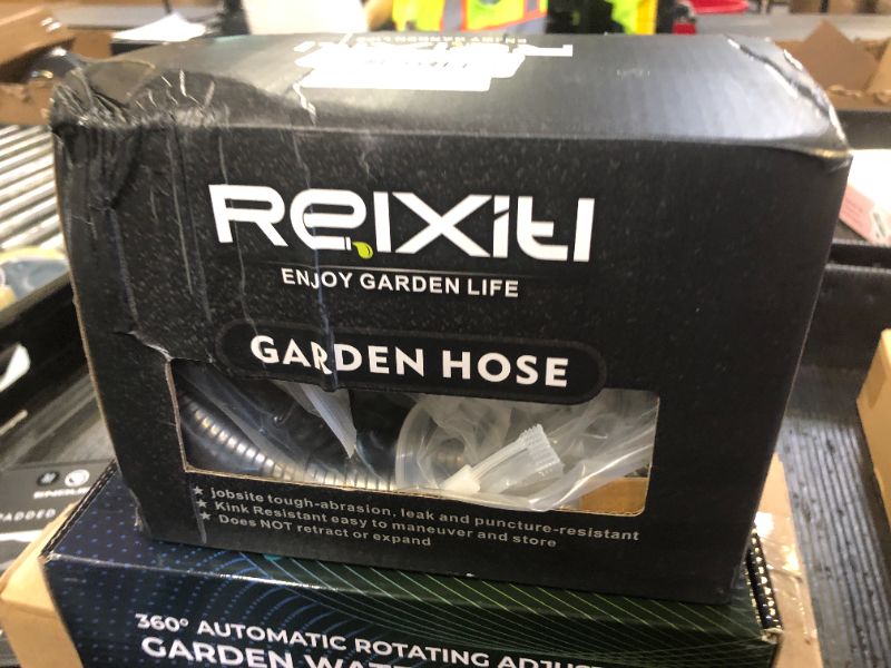 Photo 1 of 10FT Metal Garden Hose - Stainless Steel, Heavy Duty, Flexible & Lightweight, Never Kink and Tangle, with 10-Function Nozzle, Pressure Resistant for Outdoor Use (Grey)
