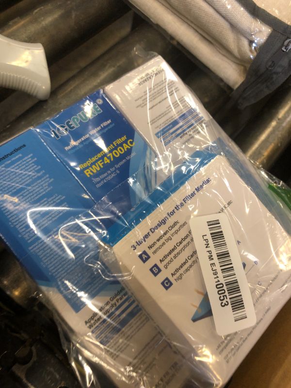 Photo 1 of GLACIER FRESH for LG LT700P Refrigerator Water Filter, Replacement for LT700PC, ADQ36006101, ADQ36006102, RWF1200A, Kenmore 9690, AGF80300801, LFXC24726S, LMXS27626S and LT120F Air Filters, 3 Packs