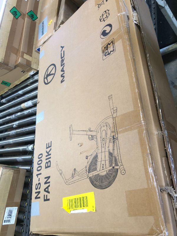 Photo 1 of Marcy Fan Exercise Bike with Air Resistance System – Red and Black – NS-1000