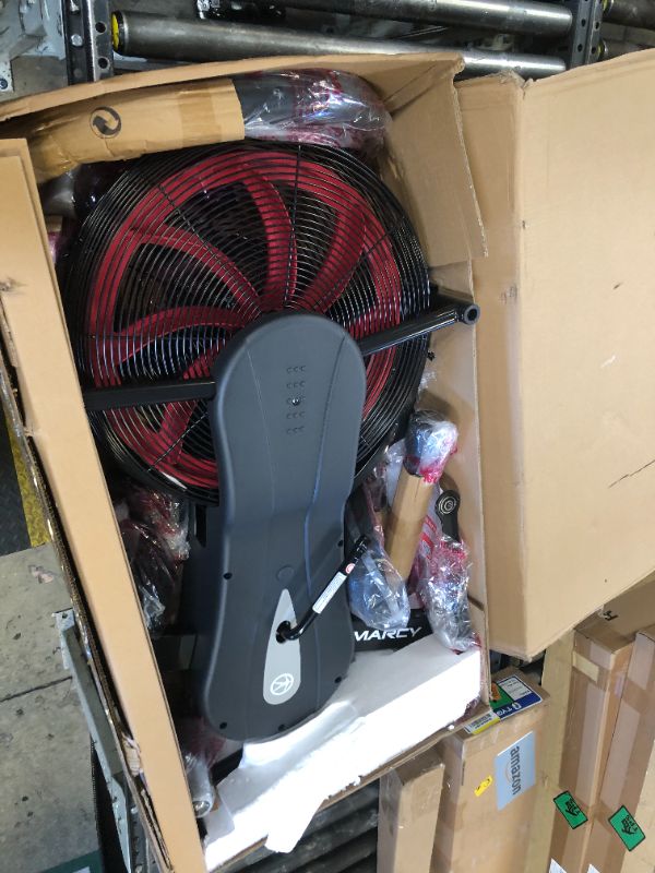 Photo 1 of Marcy Fan Exercise Bike with Air Resistance System – Red and Black – NS-1000