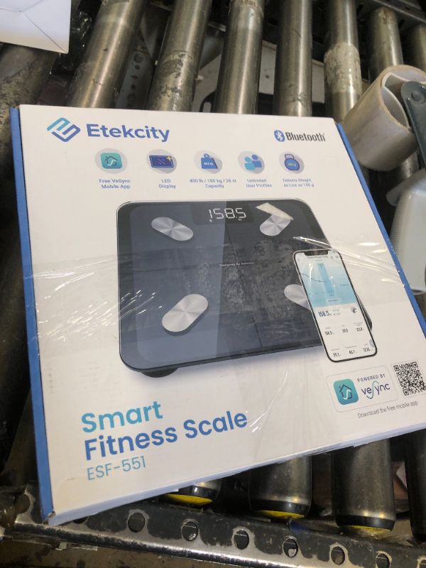 Photo 1 of Etekcity Smart Scale for Body Weight FSA HSA Store Eligible, Bathroom Digital Weighing Scale with BMI, Body Fat, Muscle Mass, Accurate Bluetooth Home User Health Equipment Sync Apps
