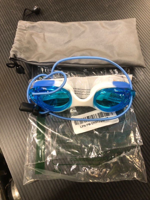 Photo 1 of Vvinca Kids Swim Goggles with Bungee Strap No Leaking Anti Fog Toddler Goggles with Quick Adjust Ages 3-14