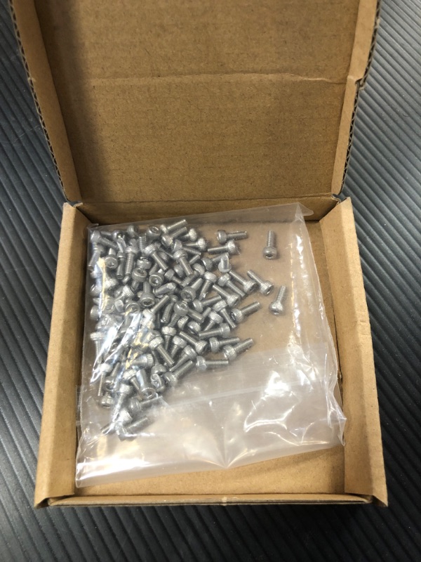 Photo 1 of M3-0.5 x 8mm Socket Head Cap Screws Bolts 304 Stainless Steel 18-8, Allen Socket Hex Drive, Full Thread, Coarse Thread, Bright Finish, 100 PCS