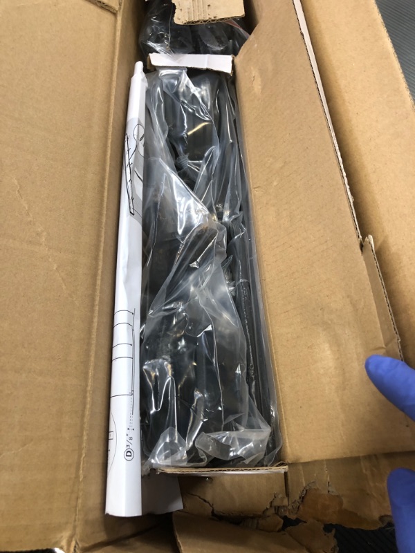 Photo 1 of SKYSEN 36" Bifold Barn Door Hardware Kit - Space Saving Folding Design, Corrosion-Resistant Black Spraying?bifold-36-2?