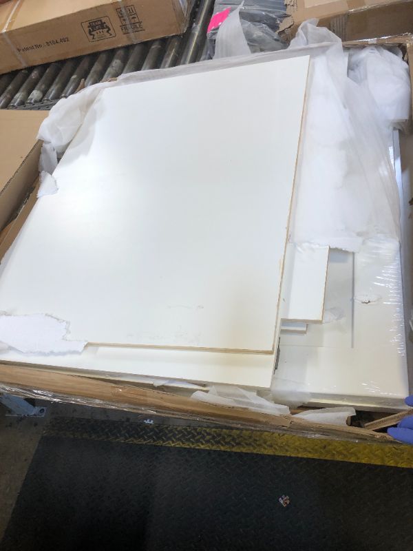 Photo 1 of Brookings r Unassembled Sink Base Kitchen Cabinet SB33, 33 W x 24 D x 34.5 H, Painted White with Sherwin Williams, Solid Wood – Design House, 561480