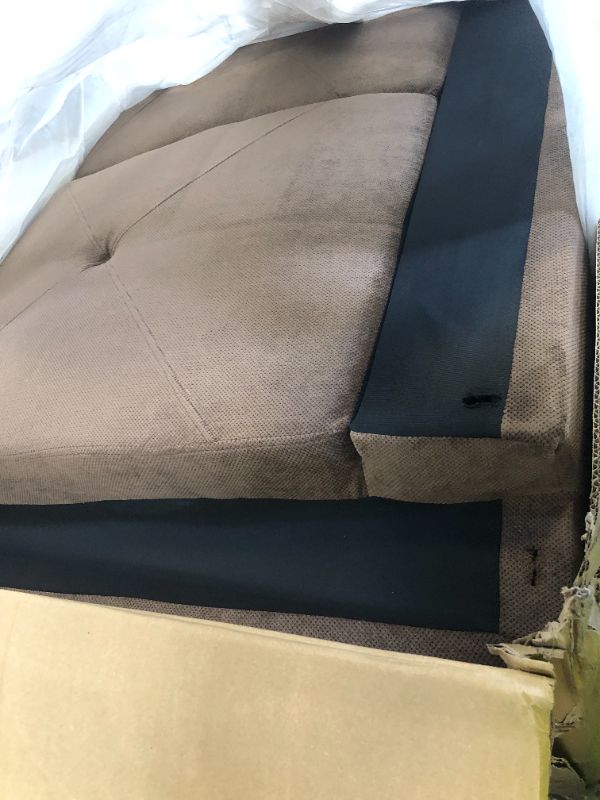 Photo 1 of GlasFlength L Shaped Sectional Sofa with Ottoman, Leather Right Facing Modern Couches for Living Room, Bedroom, Office