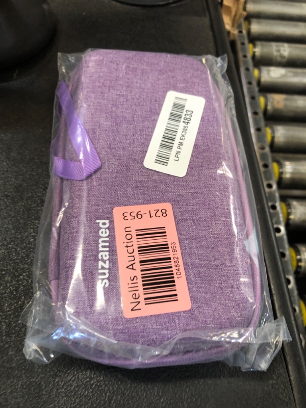 Photo 1 of suzamed Insulin Cooler Travel Case,EVA Insulation Travel Medicine Kit with 2 Ice Packs for Diabetes Care,Insulin Pen and Other Diabetic Supplies (Purple)
