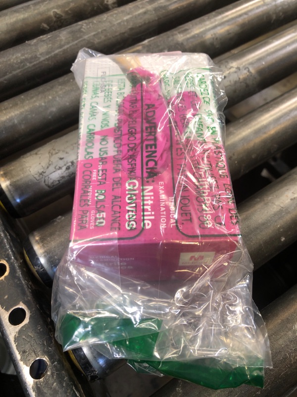 Photo 1 of Fuchsia Hot Pink Nitrile Disposable Gloves - 50 Count - 3 Mil Nitrile Gloves Medium - Powder and Latex Free Rubber Gloves - Surgical Medical Exam Gloves - Food Safe Cooking Gloves