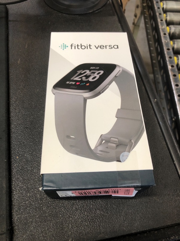 Photo 1 of Fitbit Versa Smart Watch, Gray/Silver Aluminium, One Size (S & L Bands Included)