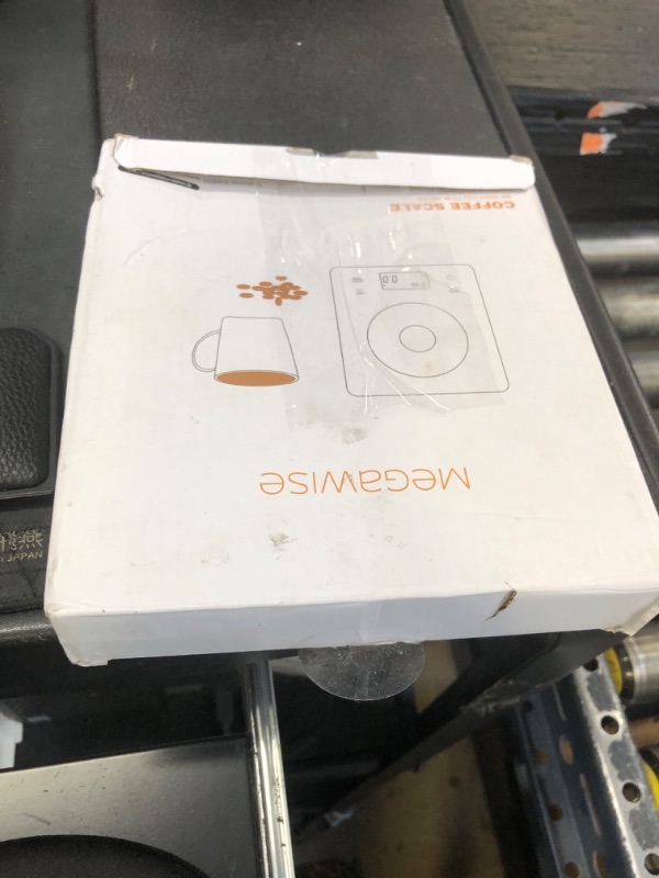 Photo 1 of MEGAWISE High Precision Coffee Scale with Timer, Battery Power Supply, Waterproof Tempered Glass, 5 Weighing Modes, Professional Coffee Brewing Timer