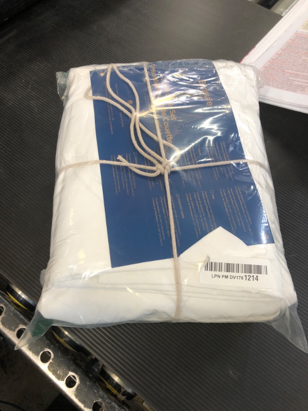 Photo 1 of Bedsure White California King Duvet Cover - Prewashed Extra Soft Bedding Set, Includes 1 Cal King Duvet Cover 104x98 Inches with Zipper Closure & 2 Pillow Shams, Comforter Not Included